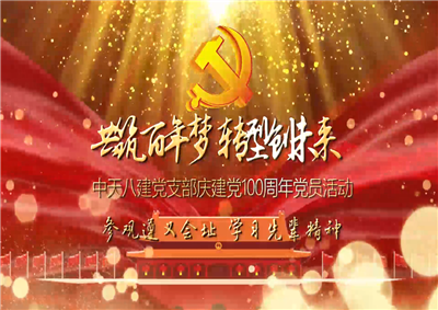 豪门国际八建党支部庆党建100周年党员活动